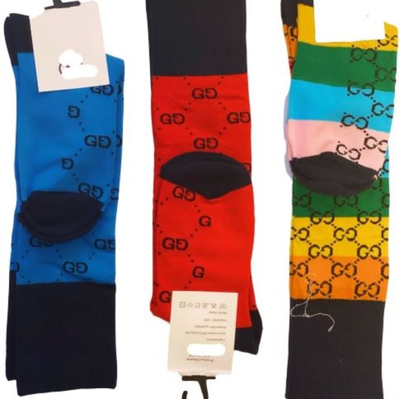 Logo Print Socks - Picture 1 of 2